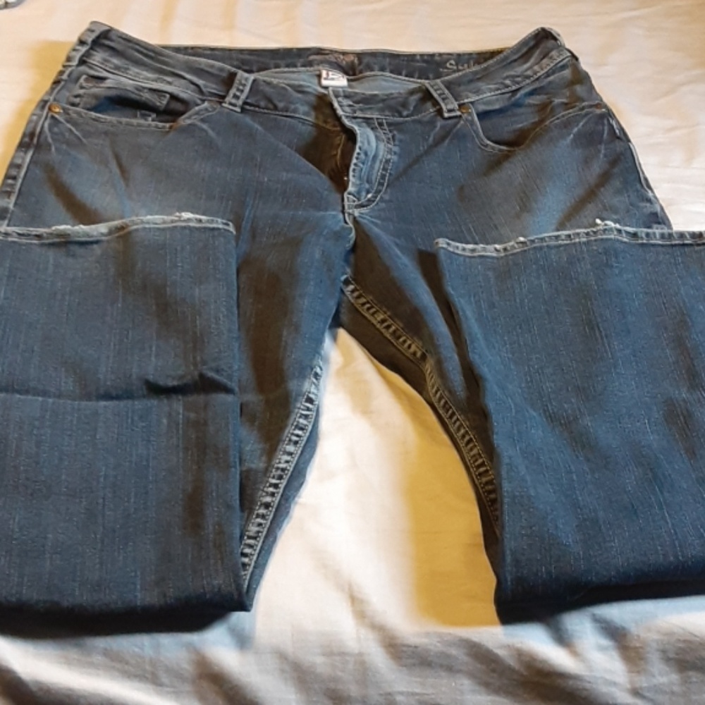 Silver Suki Jeans